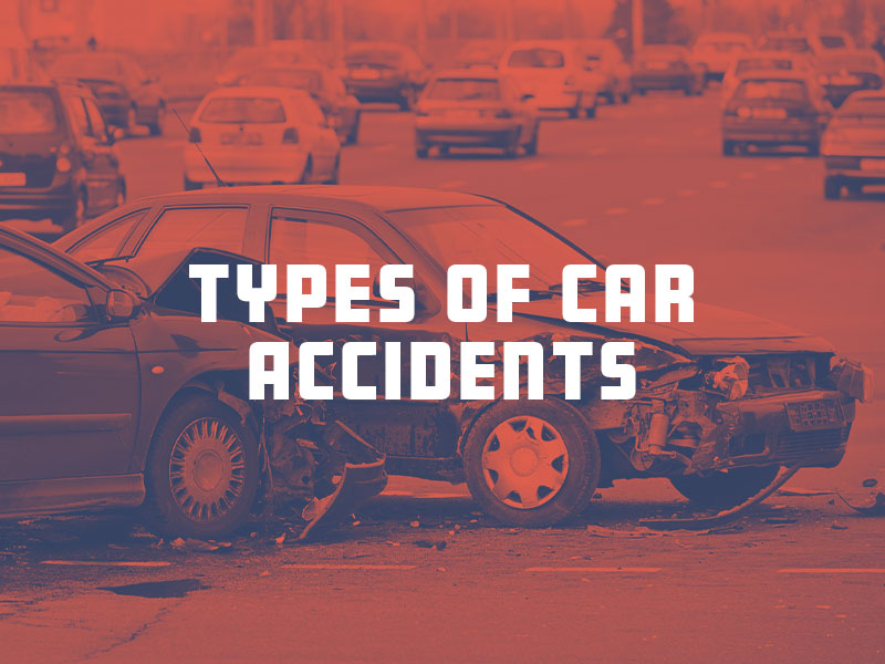 Car accident on road in Albuquerque
