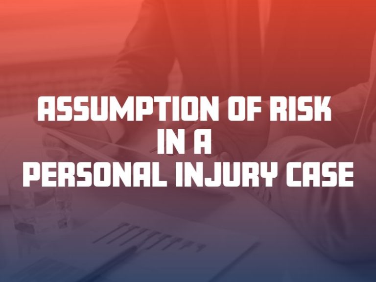 What Is Assumption of Risk in a Personal Injury Case?
